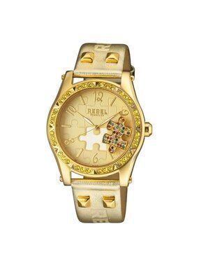 NWT Rebel Gravesend Gold Dial Ladies Watch